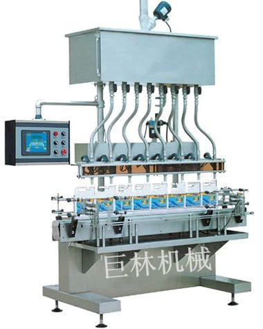 bgf-6l全自动弄浓酱灌装机（带尘盖）
